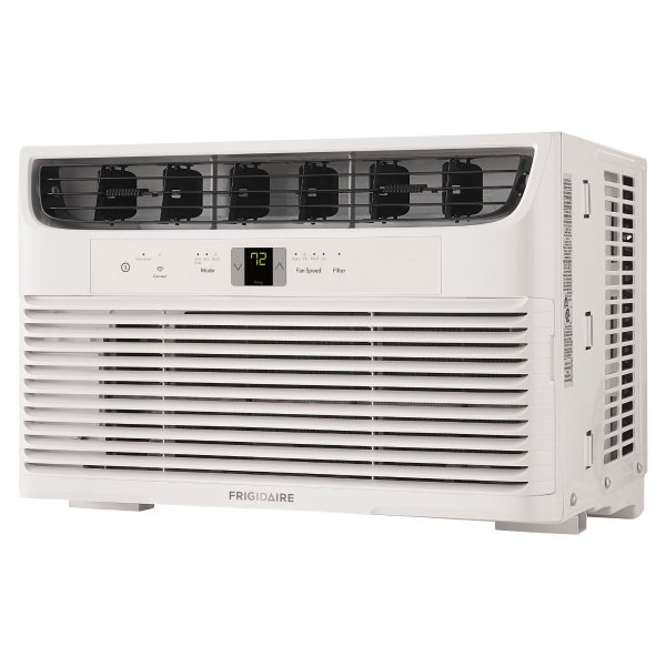 10,000 BTU 115-Volt Window Air Conditioner with Remote, WIFI, White, FHWW102WCE