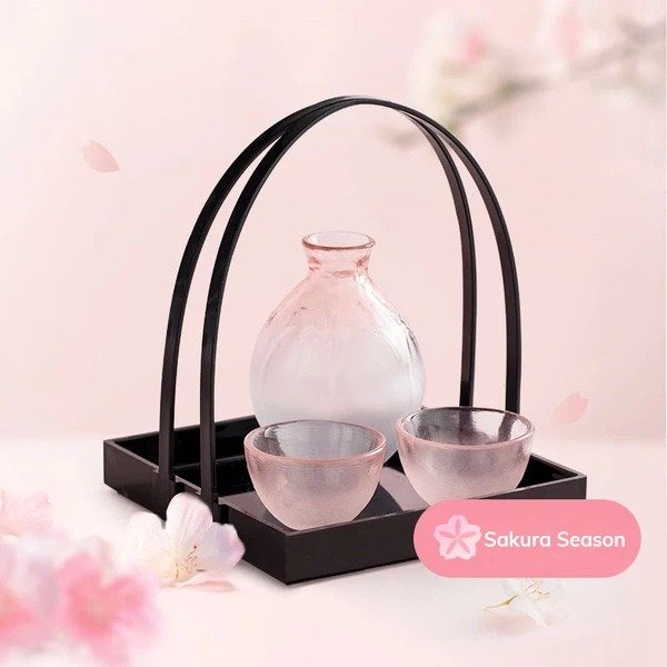 [Made in Japan] Asakura Handmade Glass Wine Pot And Cup