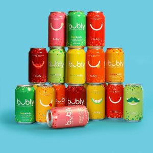 bubly Sparkling Water, Mango, 12 fluid ounces cans, (18 Pack)