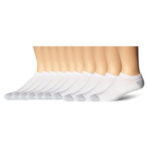 Hanes Men's Crew Socks, Pack of 10
