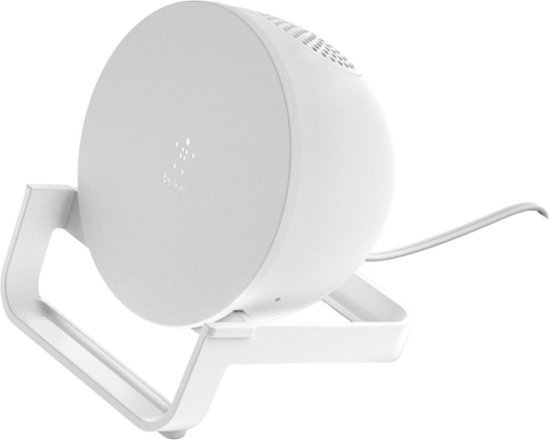 10W Wireless and Bluetooth Speaker Stand - White