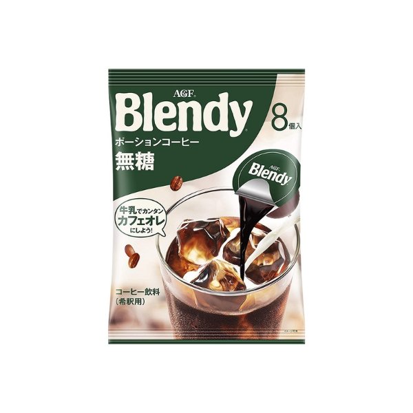 AGF Blendy 浓缩胶囊咖啡 无糖型 8枚入