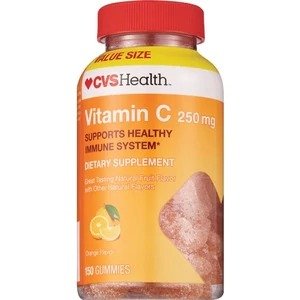 Health Vitamin C Orange Gummies 250 mg, 150CT