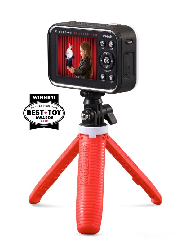 VTech KidiZoom 儿童高清数码相机带三角架，获奖玩具