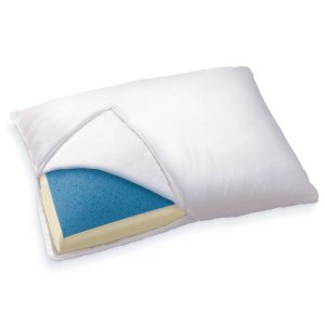 Sleep Innovations Reversible Gel Memory Foam and Memory Foam Pillow