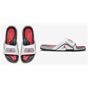 New Arrival Jordan Hydro Retro IV 'White Cement' Men's Slide @ Nike Store