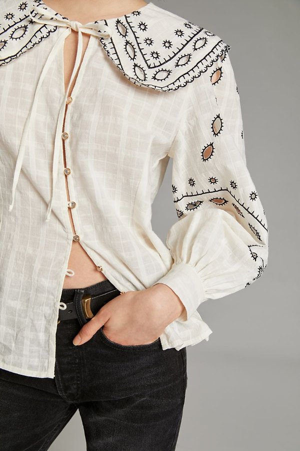 Sidra Embroidered Blouse