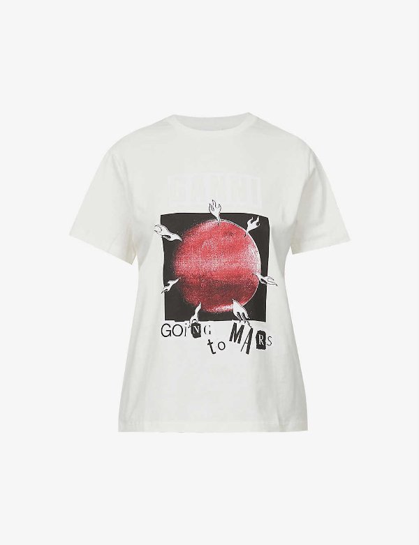 Going To Mars organic-cotton T-shirt