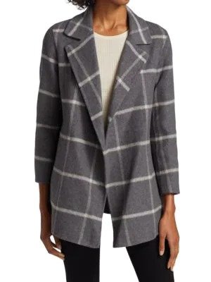 Wool cashmere coat