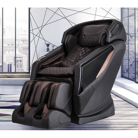 The Home Depot Osaki Massage Chair Up, Osaki Brown Faux Leather Reclining Massage Chair By Titanium
