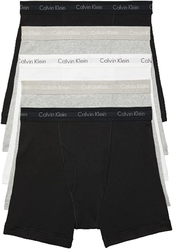 Calvin Klein Men's Underwear Cotton Classics 5-Pack Boxer Brief