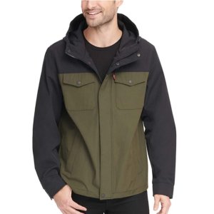 Levi's Men's Arctic Cloth Hooded Rain Slicker Jacket
