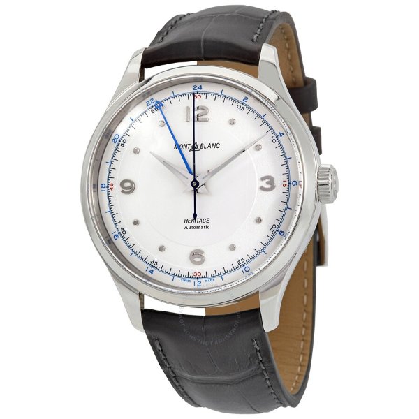 Heritage GMT Automatic Silvery White Dial Watch 119948