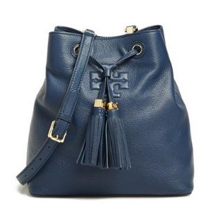 Tory Burch 'Thea' Pebbled Leather Bucket Bag @ Nordstrom
