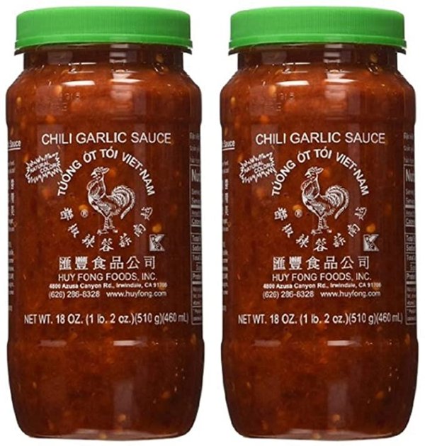 Fresh Chili Garlic Sauce 18 oz (Pack of 2)