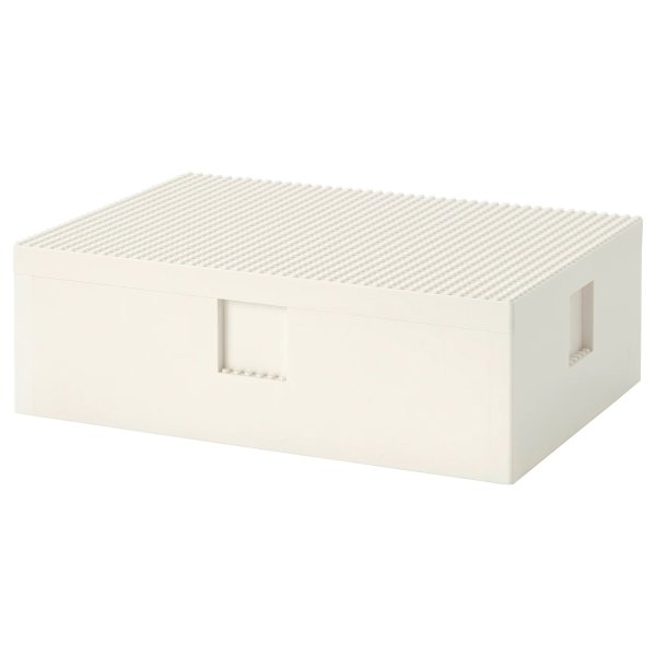 BYGGLEK LEGO® box with lid - IKEA