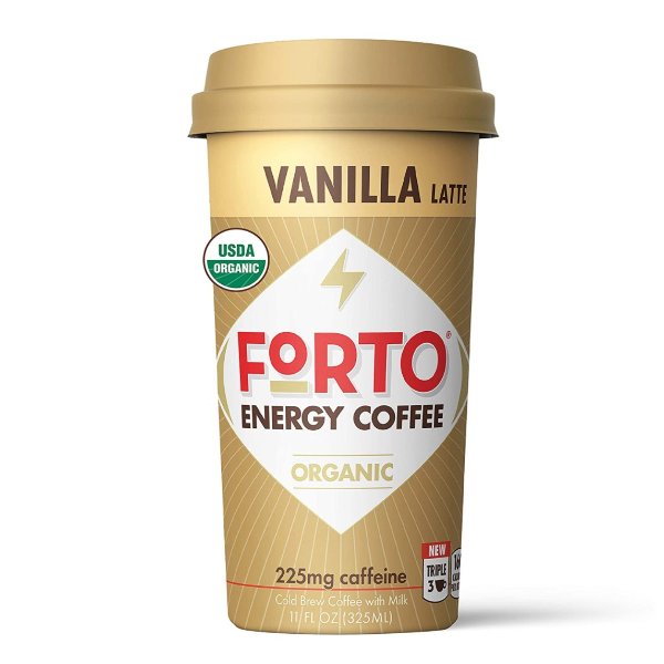 FORTO Energy Coffee Vanilla Latte Pack of 12