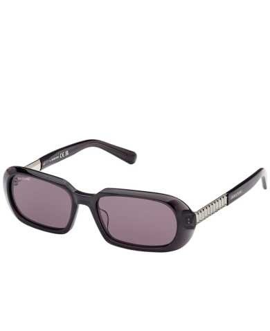 Swarovski Women's Black Rectangular Sunglasses SKU: 5649035