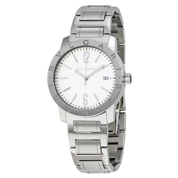 Automatic Silvered Opalin Dial Men's Watch 102110