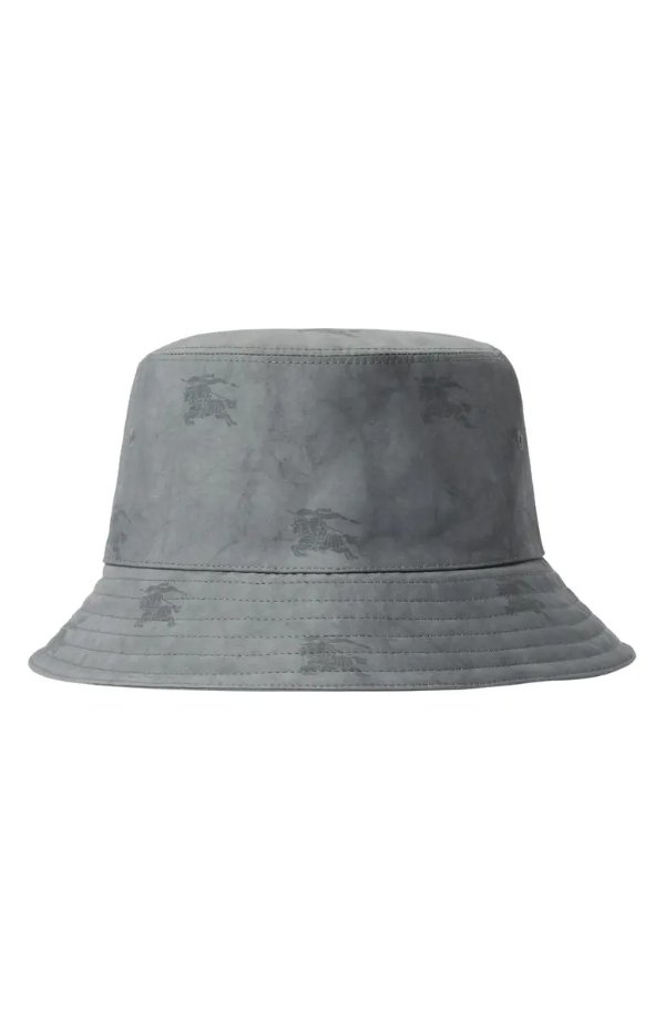 Equestrian Knight Print Bucket Hat