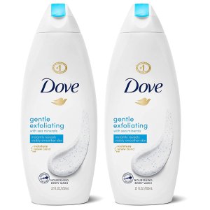 Dove 温和磨砂沐浴大瓶2瓶装热卖 滋润柔滑肌肤