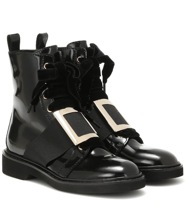 Viv' Rangers leather ankle boots