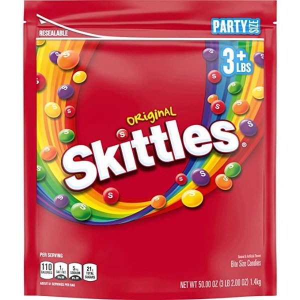 Original Chewy Candy, Party Size, 50 oz Bag
