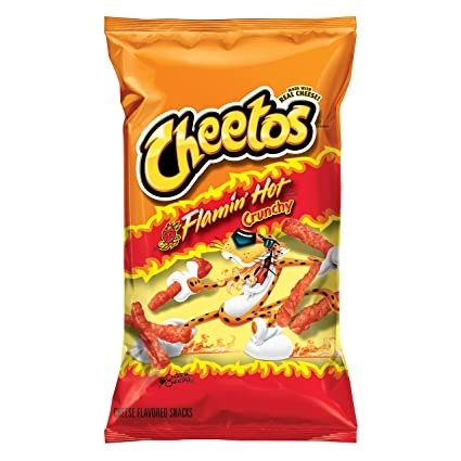 Crunchy Flamin' Hot Cheese Flavored Snacks, 8.5 Ounce