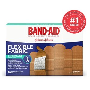 Band-Aid Brand Flexible Fabric Adhesive Bandages  Assorted Sizes 100 ct @ Amazon.com