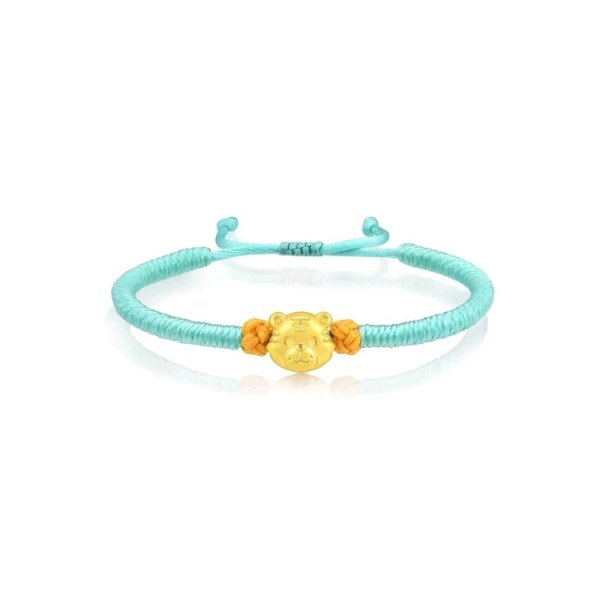 Chinese Gifting Collection 'New Born' 999 Gold tiger Bracelet | Chow Sang Sang Jewellery eShop