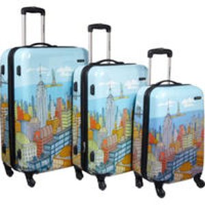 新秀丽Samsonite CityScapes 城市风情印画万向轮行李箱3件套 (SP20/25/28)