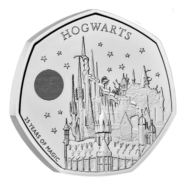 霍格沃茨城堡 2023 UK 50p 纪念币