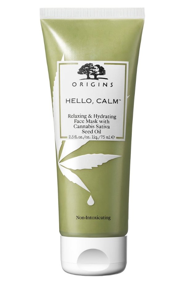 Hello, Calm™ Relaxing & Hydrating Face Mask with Cannabis Sativa Seed Oil