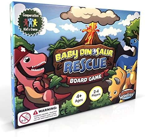 Baby Dinosaur Rescue Board Game! #1 Cooperative Learning Game for Kids Ages 4 to 8 - Teach Children New Skills While Having Fun