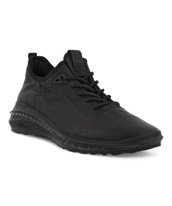 Black ST360 Athletic Leather Sneaker - Men