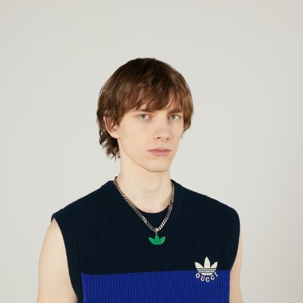 - adidas xgourmette necklace with Trefoil pendant