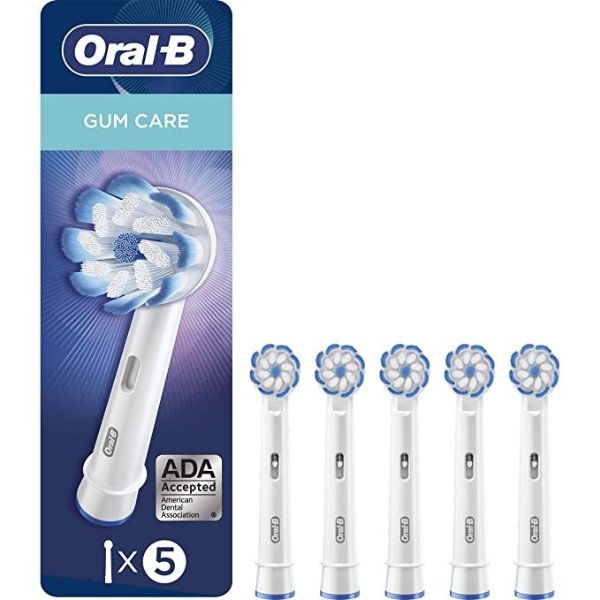 Pro GumCare Electric Toothbrush Replacement Brush Heads, 5 Count