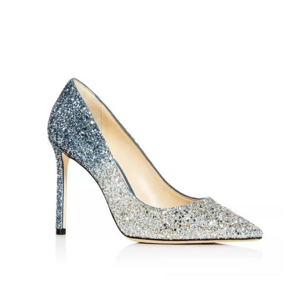 Women's Romy 100 Ombre Glitter Pointed Toe Pumps