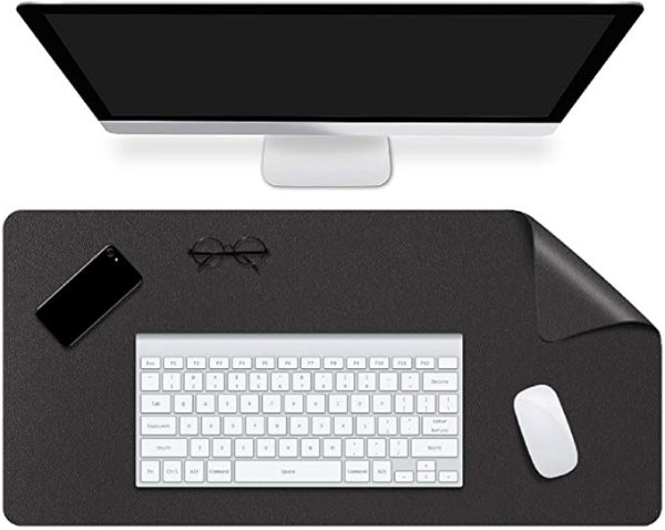 WAYIFON 35"x17.3" Dual-Sided Waterproof PU Leather Desk Pad