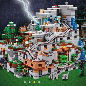 乐高Minecraft™系列The Mountain Cave 21137 套装，官网独家发售