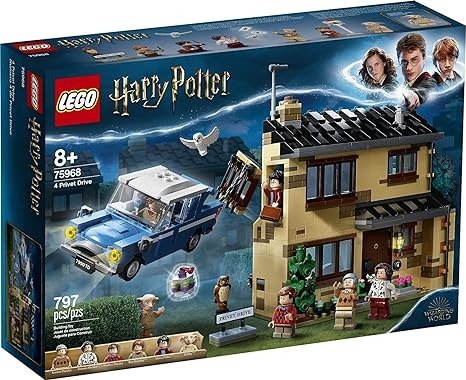 Harry Potter 4 Privet Drive 75968; Fun Children’s Building Toy for Kids Who Love Harry Potter Movies, Collectible Playsets, Role-Playing Games and Dollhouse Sets, New 2020 (797 Pieces)