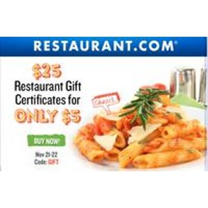 Gift Certificates @ Restaurant.com