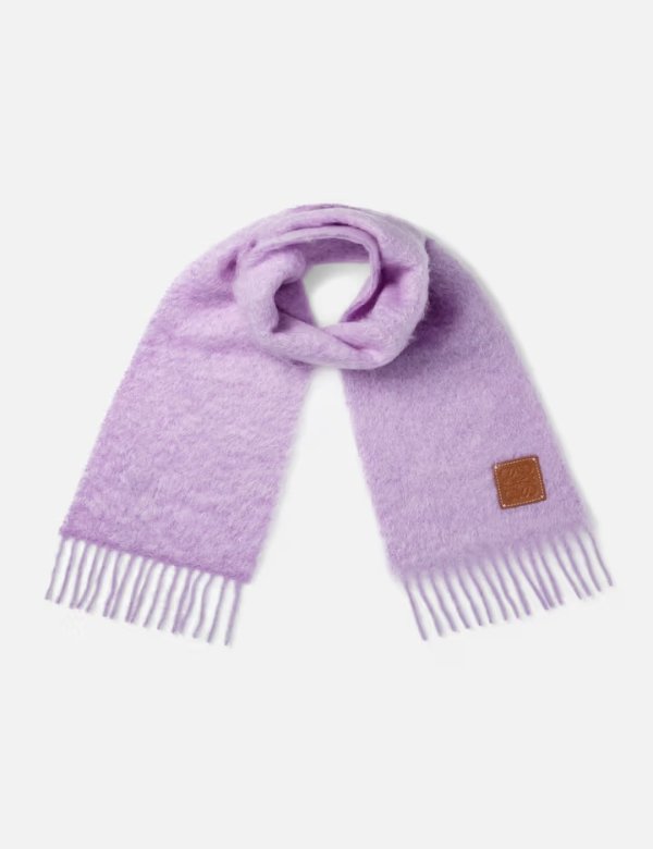Mohair and Wool Scarf