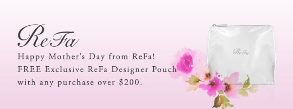 with Purchase of May limited ReFa Crystal CARAT Face @ ReFa USA 