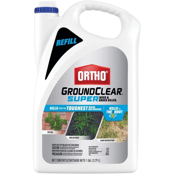GroundClear 强力除草剂补充装 1加仑