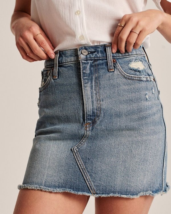 Womens Denim Mini Skirt | Womens | Abercrombie.com