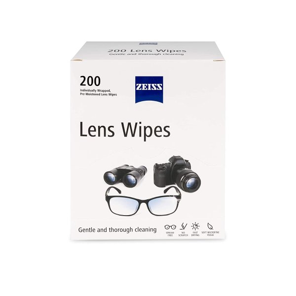 ZEISS 光学产品无痕擦拭纸巾 200张 适用镜头 眼镜 手机屏幕
