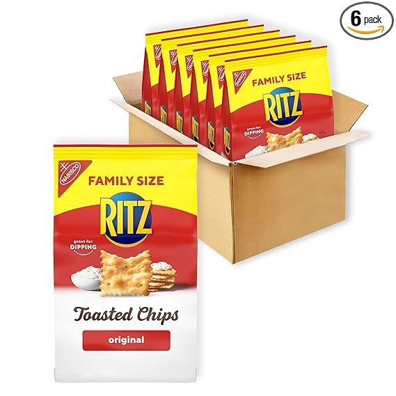 Toasted Chips Original Crackers, Family Size, 6 - 11.4 oz Bags