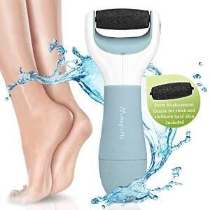 Magicfly Electric Callus Remover, Wireless Pedicure Perfect Foot File with a FREE Replacement Roller for Foot Care
