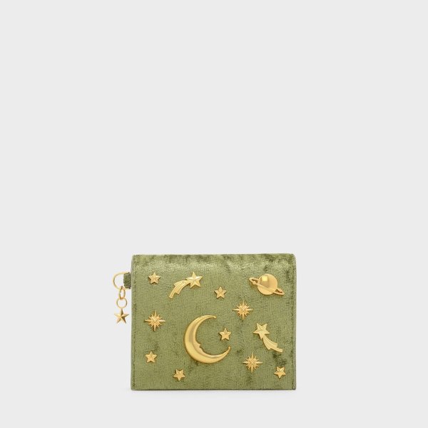Green Embellished Cardholder | CHARLES & KEITH US